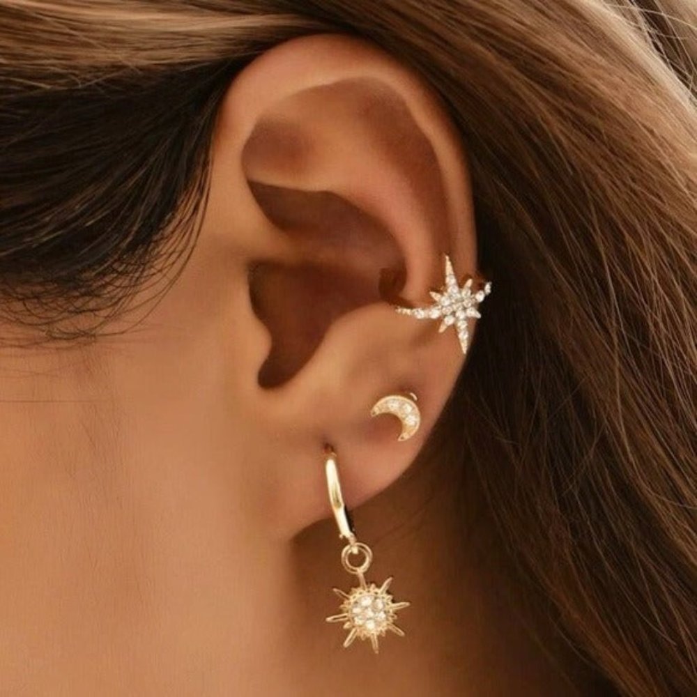 Goddess in the moon  Zulu earrings